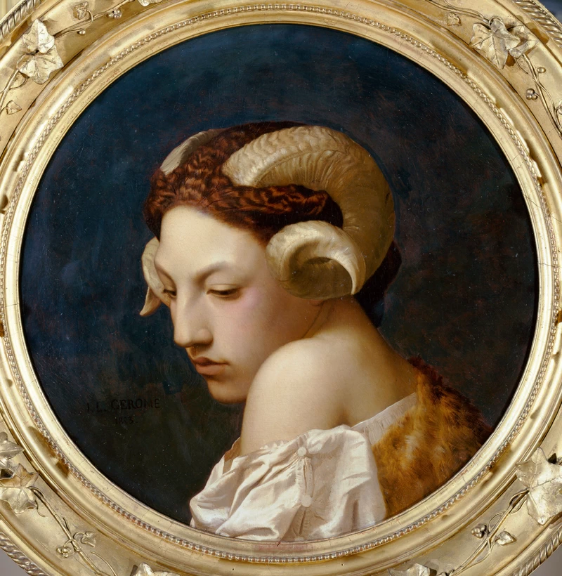 Testa di donna con corna di ariete - Museo delle Arti di Nantes